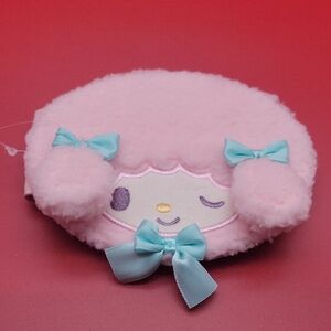 Her Universe My Sweet Piano Pink Plush Cardholder Pouch Wallet with Blue Accents
